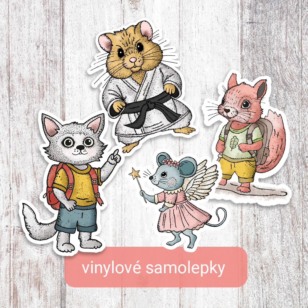 Odolné PVC samolepky