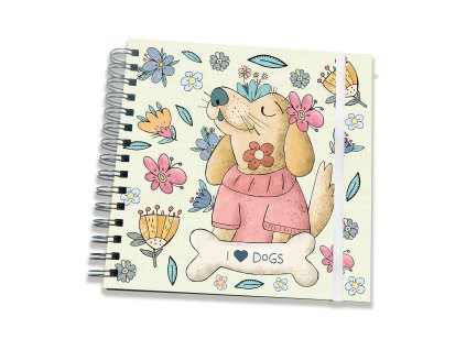 Z6 pejsek mezi kvetinami