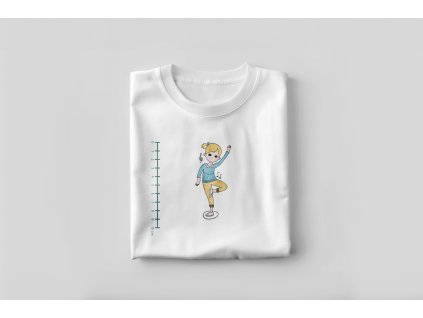 divka v modrem tricku