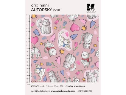 kočky starorůžová