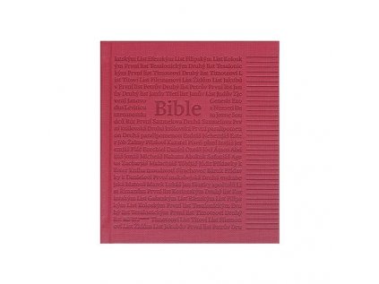 Bible poznámková ČEP DT 1253, Pevná vazba červená