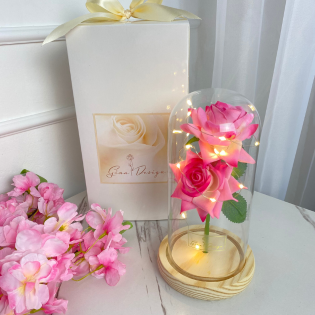 Svítící růže - dárek pro ženu