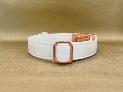 svatební obojek rose gold