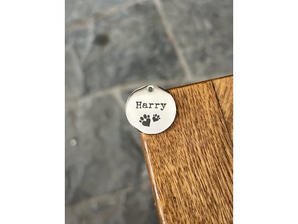 Psí známka Dvě Tlapkosrdce