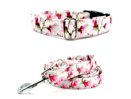 Magnólie na bílé set