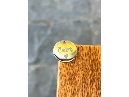 Psí známka Čiči se srdíčkem