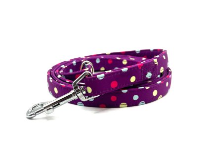 Vodítko Pompoms Purple