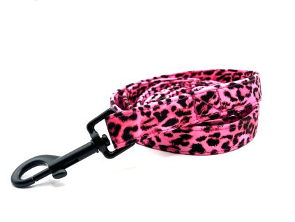 Leopard pink vodítko