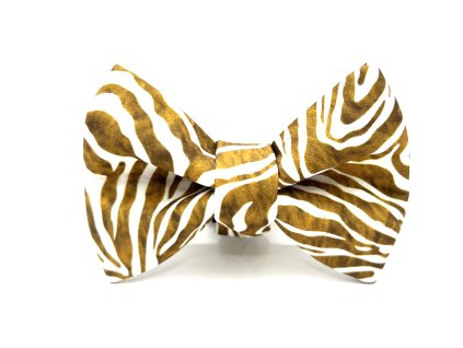 Zebra beige motýlek 2