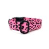 Leopard pink obojek