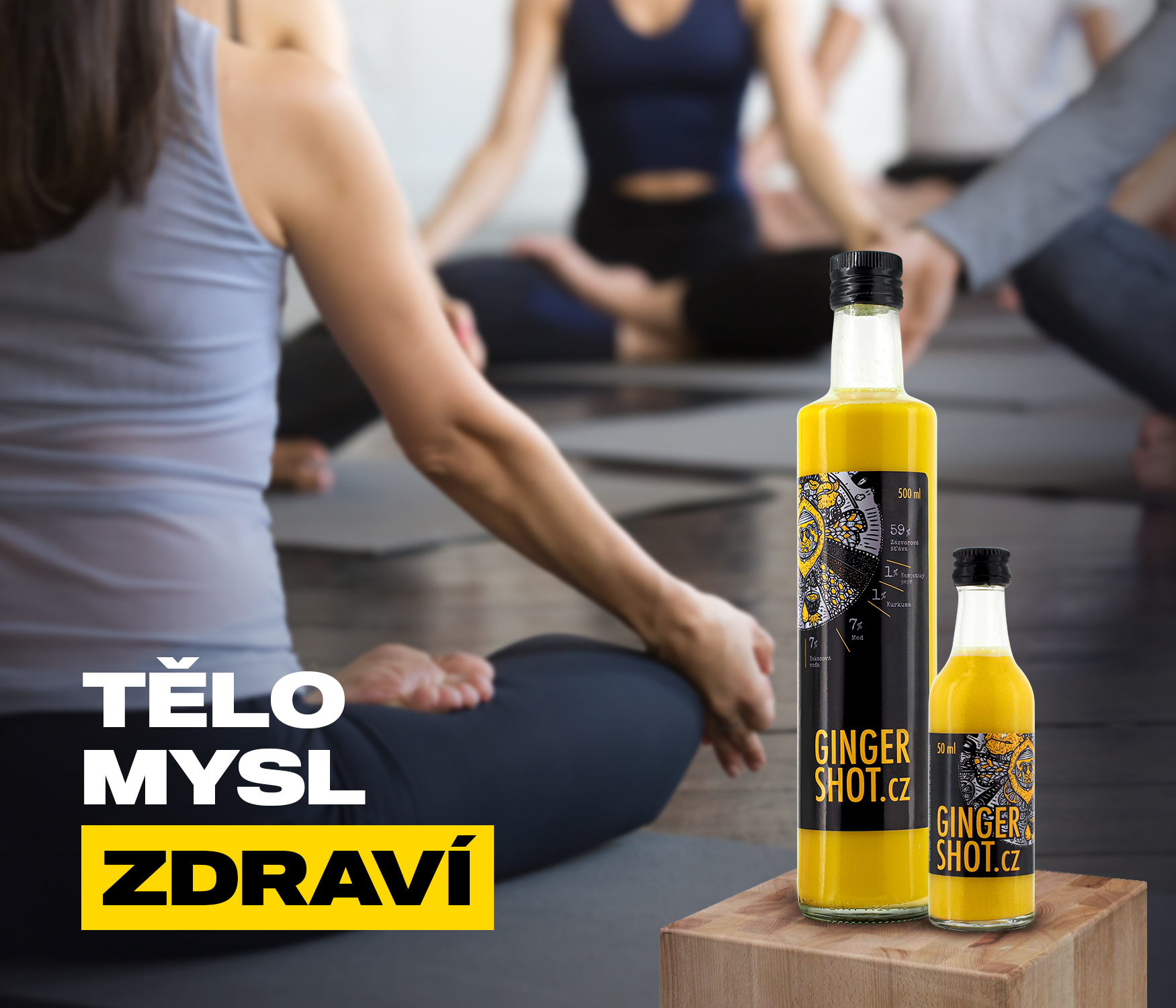 Ginger Shot - tělo, mysl, zdraví