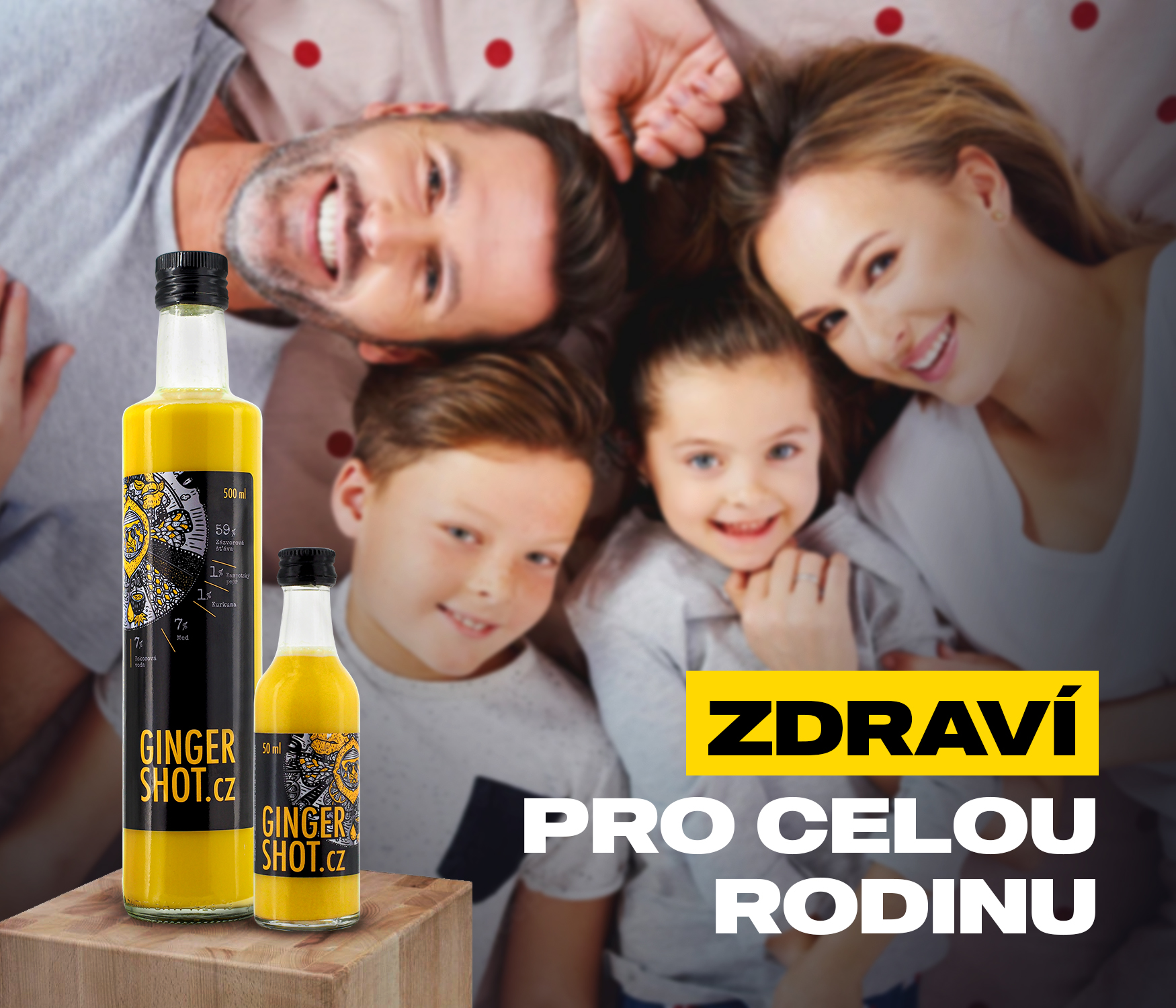 Ginger Shot - zdraví, pro celou rodinu