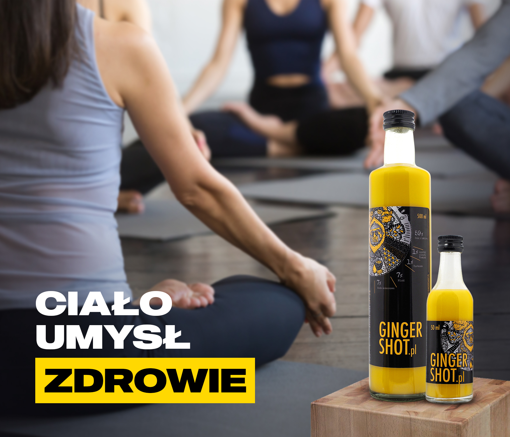 Ginger Shot - tělo, mysl, zdraví