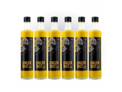 Ginger Shot 5x500ml + 1x 500ml ZDARMA