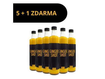 Ginger Shot 500ml 5ks + 1ks zadarmo