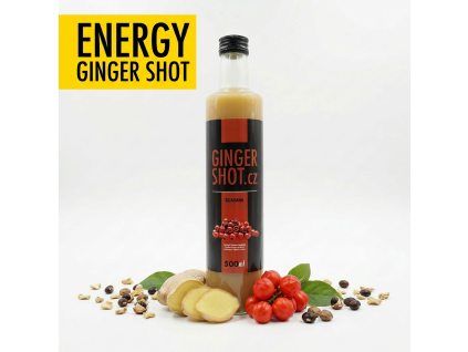 Energy Ginger Shot Guarana500ml