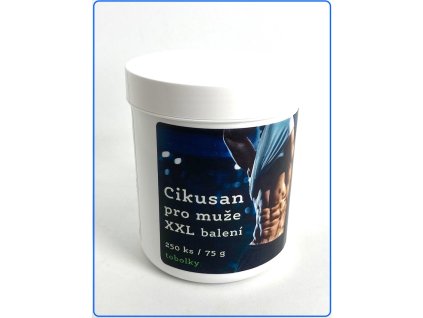 Cikusan XXL dla mężczyzn, spalacz tłuszczu, redukcja wagi, 250 kapsułek, 75 g
