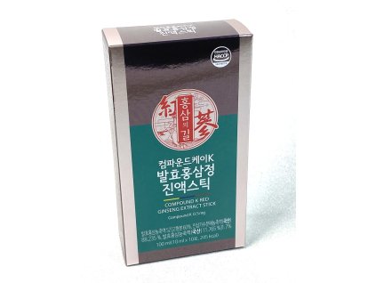 Żeń-szeń koreański, czerwony, ekstrakt, Compound K2, 100 ml