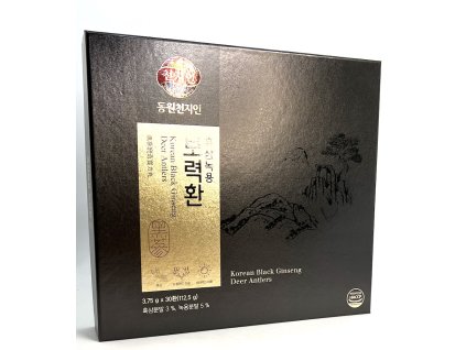 Koreański dziki czarny żeń-szeń, kulki po 3,75 g, 30 kulek, dawka na 30 do 60 dni