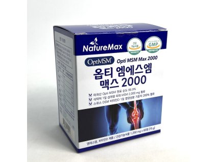 MSM + vitamín D - výživa kloubů, , tablety 60 ks, 75 g