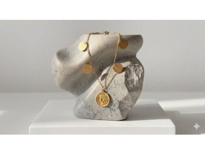 Náhrdelník GOLDEN MEDAILON