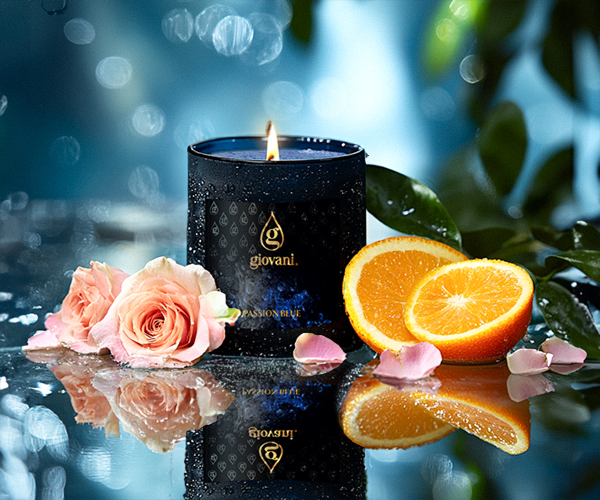 Luxuriöse Duftkerzen PASSION BLUE