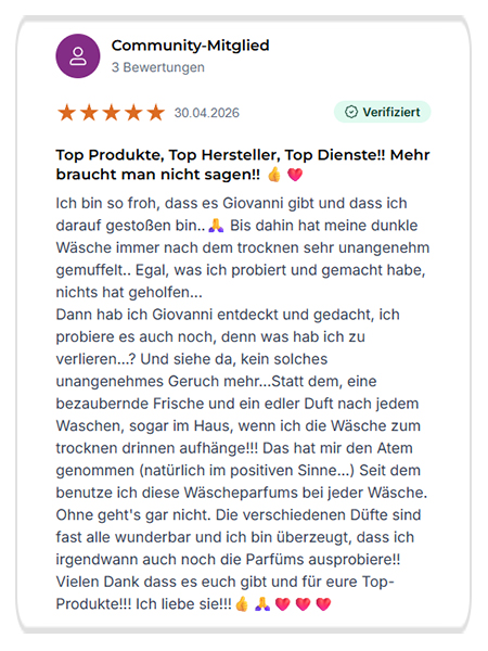 Giovani Kundenbewertung 2