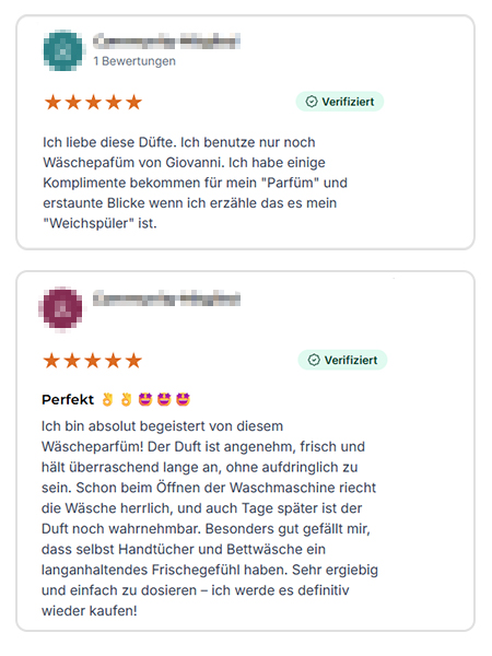 Giovani Kundenbewertung 9