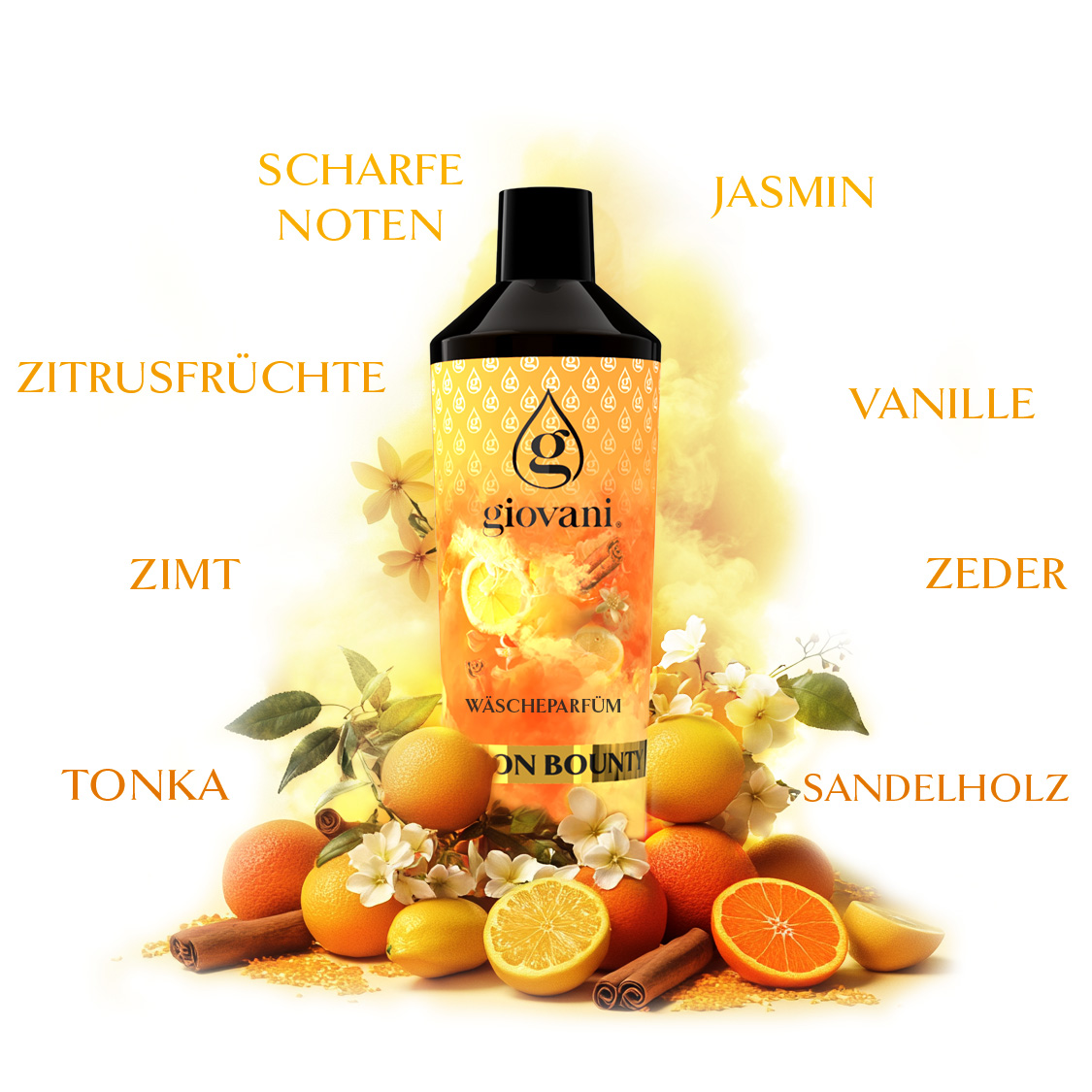 Inhaltsstoffe von GIOVANI LEMON BOUNTY parfüm für die Wäsche