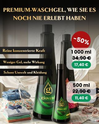 🩷💚 Premium Waschgel, das Ihnen das Wäschewaschen erleichtert und gleichzeitig Ihre Kleidung und die Umwelt schont. 🌿 Dank...