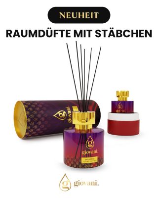 💫 Die lang ersehnte Neuheit von Giovani® ist endlich da! 💥 Wir präsentieren unsere Raumdüfte mit Stäbchen in den Düften:...