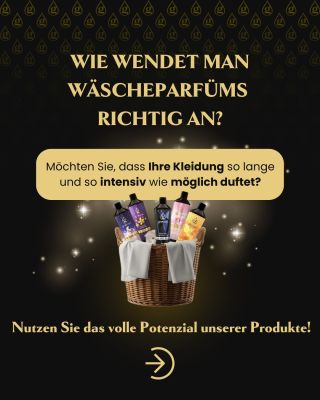 ✨ Möchtest du, dass deine Kleidung langanhaltend und intensiv duftet? ✨ Entdecke, wie du unsere Wäscheparfums richtig...