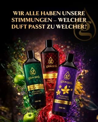 🌸 Jede Stimmung hat ihren eigenen Duft! 😌 💜 Brauchst du Entspannung? YLANG-YLANG beruhigt dich. 💚 Voller Energie? METALLIC...