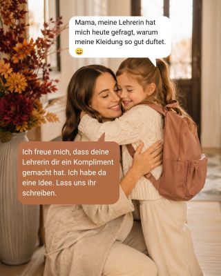 🎒 Die Schule hat wieder begonnen und schon kommen die ersten Komplimente zum unwiderstehlichen Duft der Kleidung unserer...