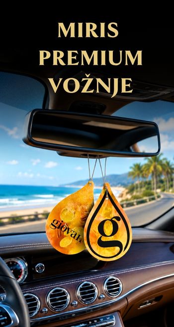 Giovani mirisni privjesak za auto s premium mirisom