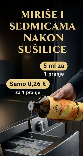 Giovani parfemi za veš s dugotrajnim mirisom nakon sušenja