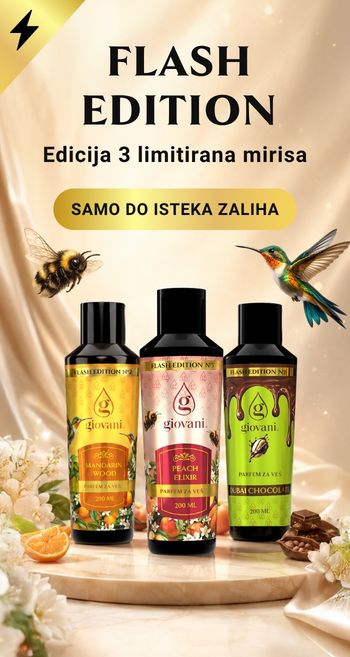 Limitirana edicija Giovani parfema za veš FLASH EDITION