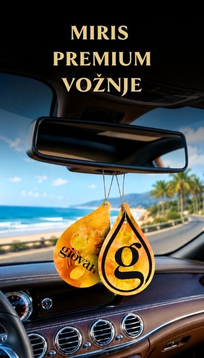 Giovani mirisni privjesak za auto s premium mirisom