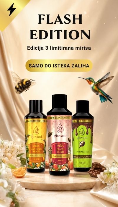 Limitirana edicija Giovani parfema za veš FLASH EDITION