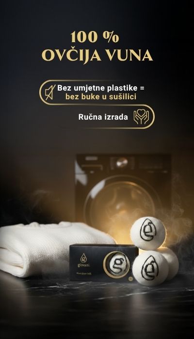 Giovani vunene kugle za sušilicu od 100% ovčije vune