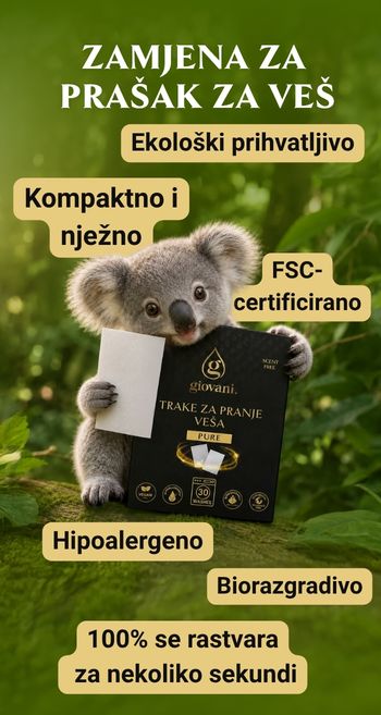 Giovani trakice za pranje veša – ekološka alternativa prašku