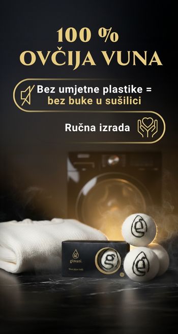 Giovani vunene kugle za sušilicu od 100% ovčije vune