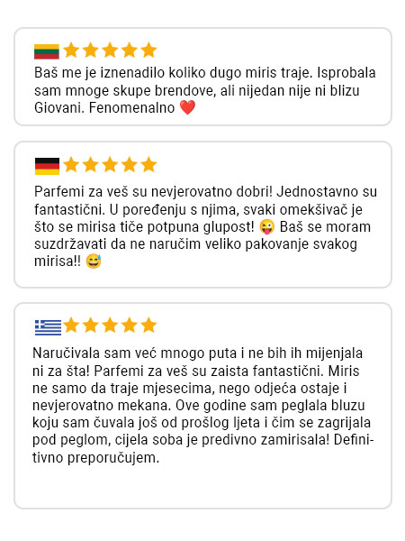 Recenzija kupca Giovani 7