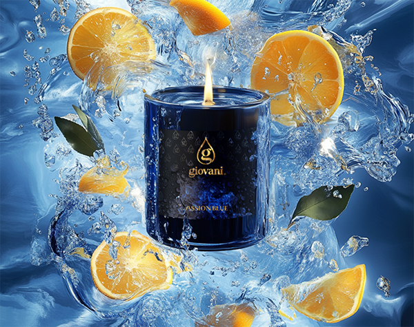 Elegantna mirisna svijeća za dom PASSION BLUE