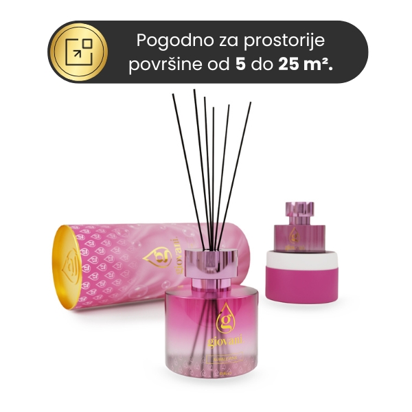 Difuzer sa štapićima za dom BUBBLE PINK