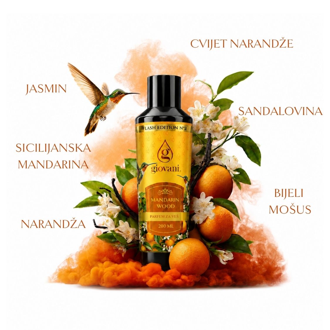 Mirisni koncentrat za veš MANDARIN WOOD