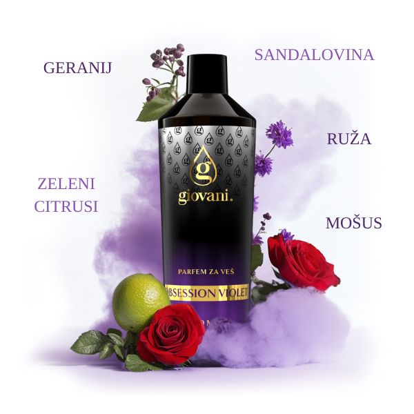 Sastojci mirisa OBSESSION VIOLET