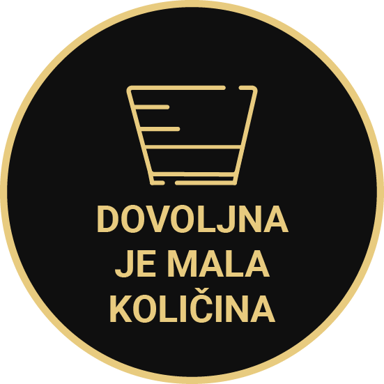 Dovoljna je mala količina