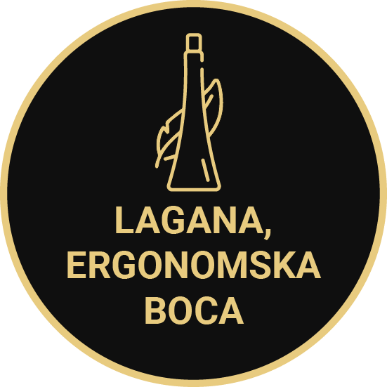 Lagana, ergonomska boca