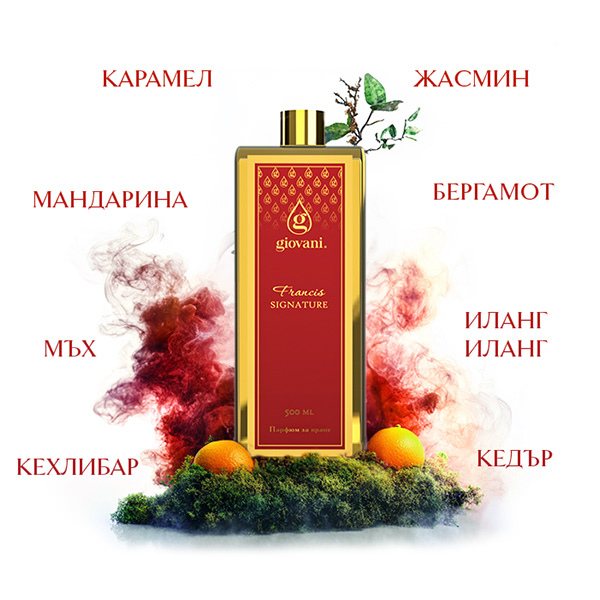 Състав FRANCIS SIGNATURE парфюми за дрехи